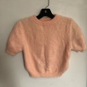 MISSGUIDED fluffy crop top